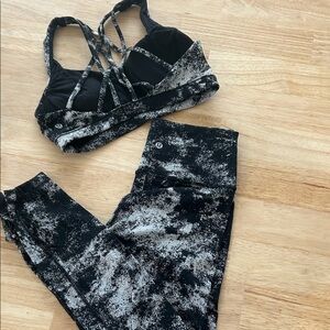 Lululemon Leggings and Sports Bra Set